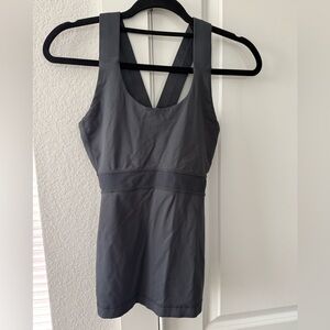 Gray Sleeveless Athletic Dress